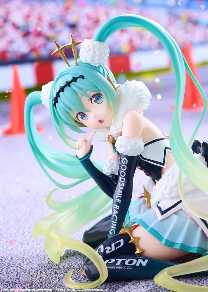 Hatsune Miku Taito Kuji PVC Figur Racing Miku 2018 Ver. Round 8 13 cm Image 7