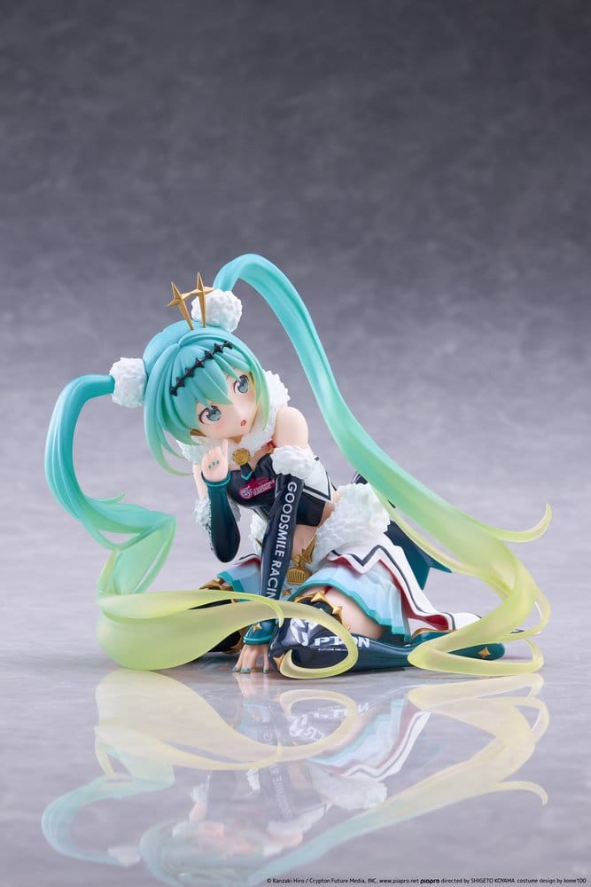 Hatsune Miku Taito Kuji PVC Figur Racing Miku 2018 Ver. Round 8 13 cm Image 10