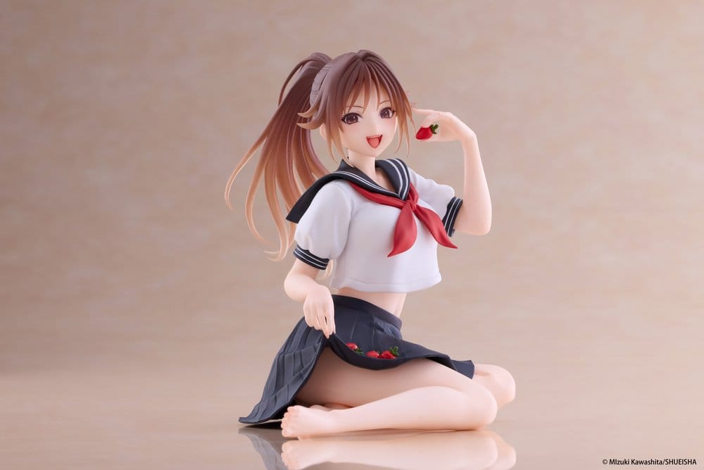 Strawberry 100% Desktop Cute PVC Figur Satsuki Kitaoji (School uniform Ver.) 18 cm Image 1