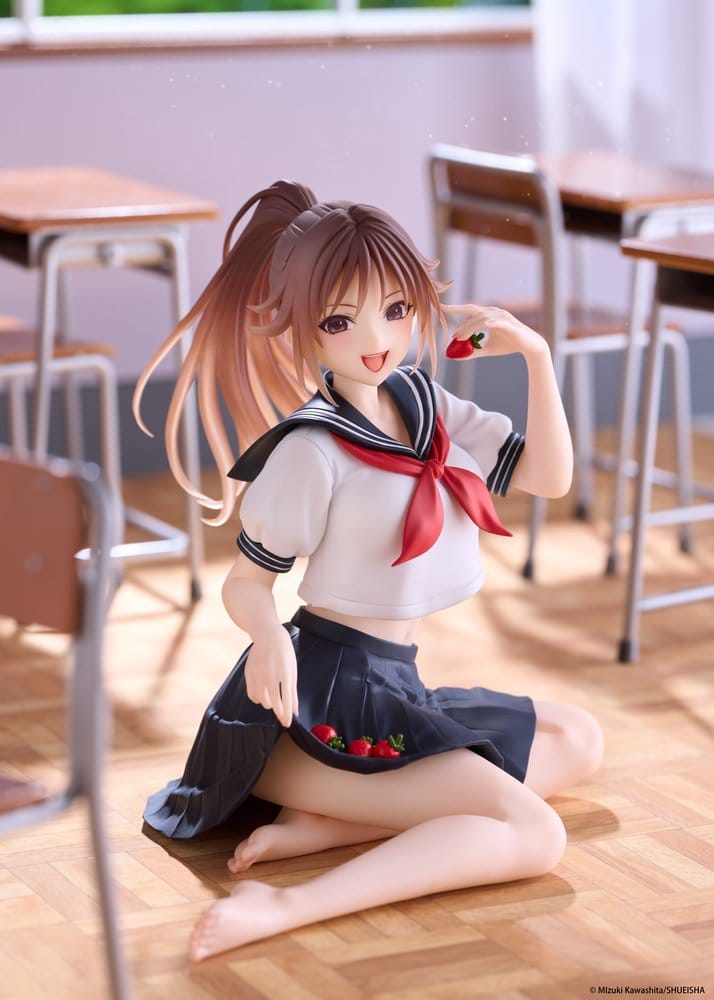 Strawberry 100% Desktop Cute PVC Figur Satsuki Kitaoji (School uniform Ver.) 18 cm Image 6