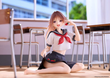 Strawberry 100% Desktop Cute PVC Figur Satsuki Kitaoji (School uniform Ver.) 18 cm Image 7