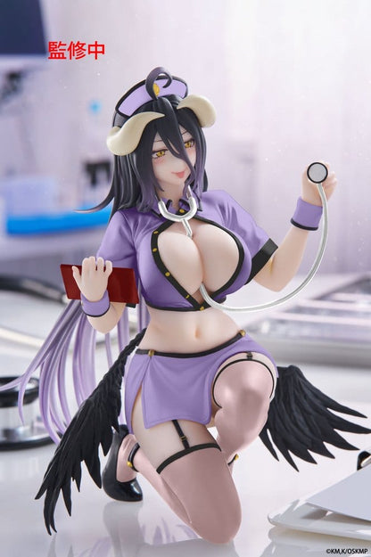 Overlord PVC Figur Desktop Cute Albedo (Nurse Ver.) Renewal 13 cm Image 3