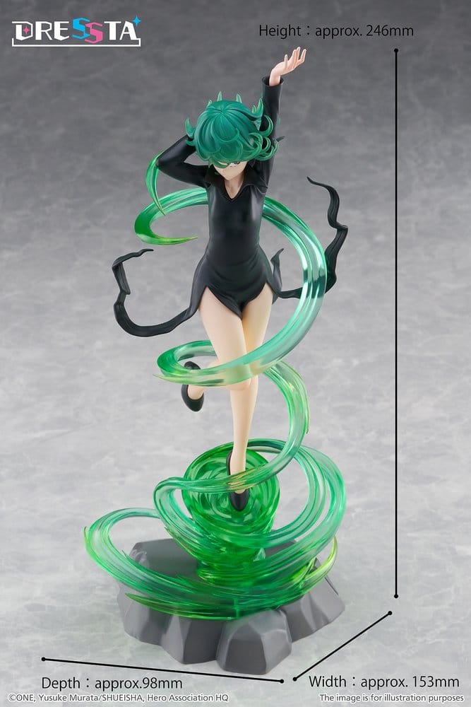 One-Punch Man Dressta PVC Figur Terrible Tornado 24 cm Image 15