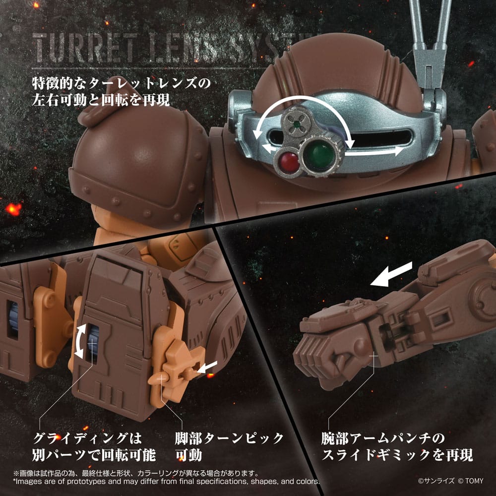 Armored Trooper Votoms Toyrise Actionfigur 1/48 AT Collection 07 Scope Dog Brown Color Ver. 9 cm Image 2
