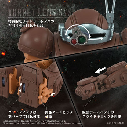 Armored Trooper Votoms Toyrise Actionfigur 1/48 AT Collection 07 Scope Dog Brown Color Ver. 9 cm Image 2