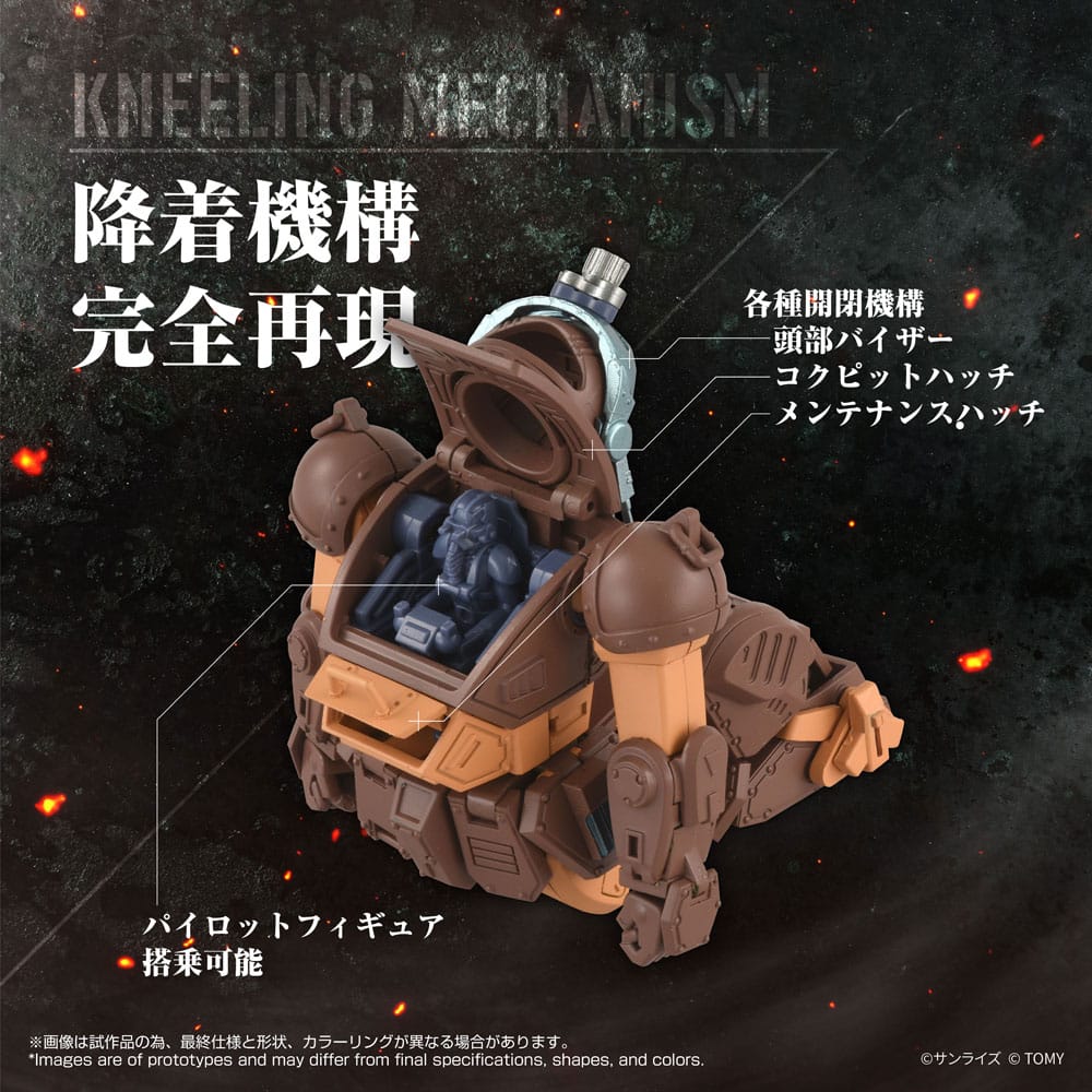 Armored Trooper Votoms Toyrise Actionfigur 1/48 AT Collection 07 Scope Dog Brown Color Ver. 9 cm Image 7