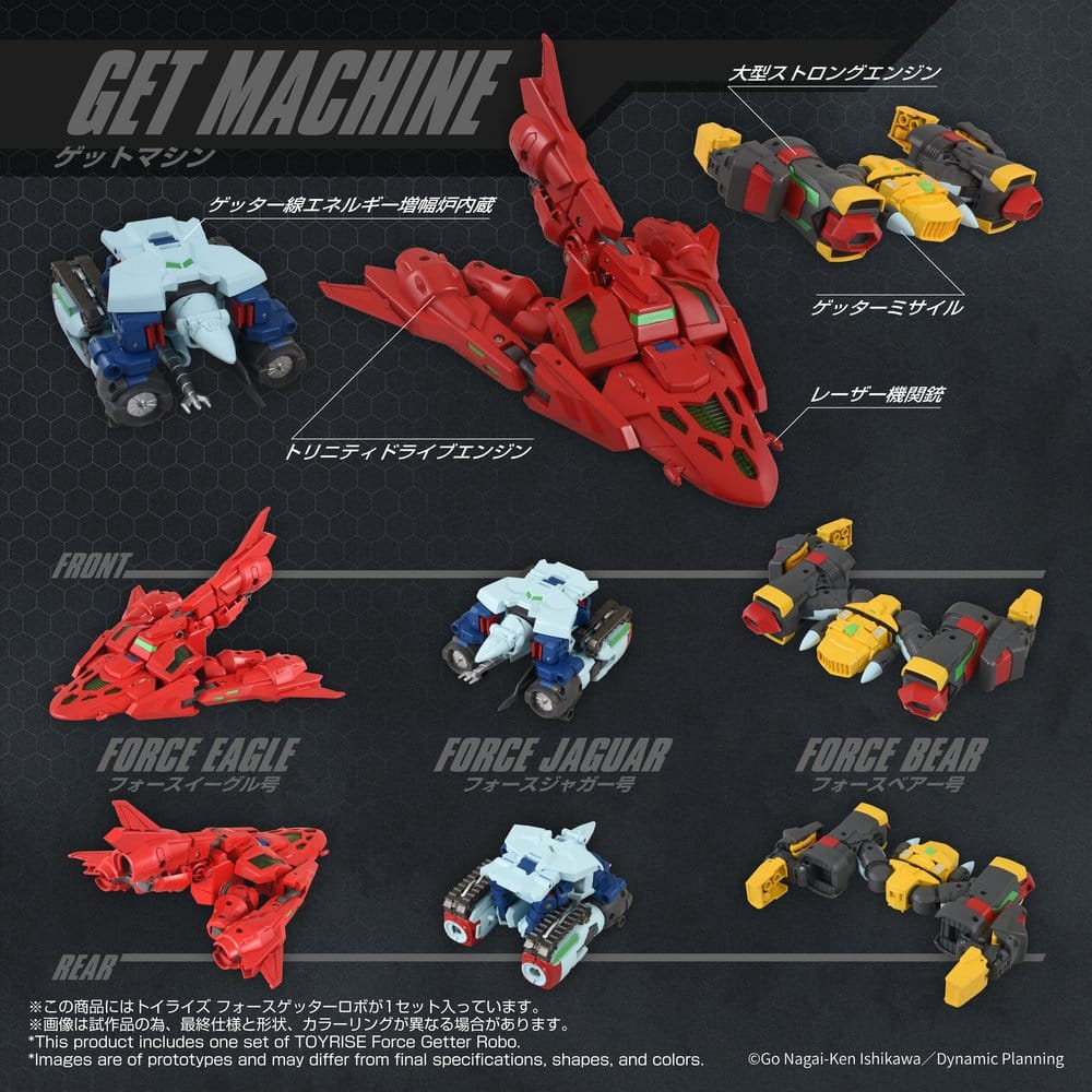 Getter Robo Toyrise Actionfigur Force Getter Robo 27 cm Image 7