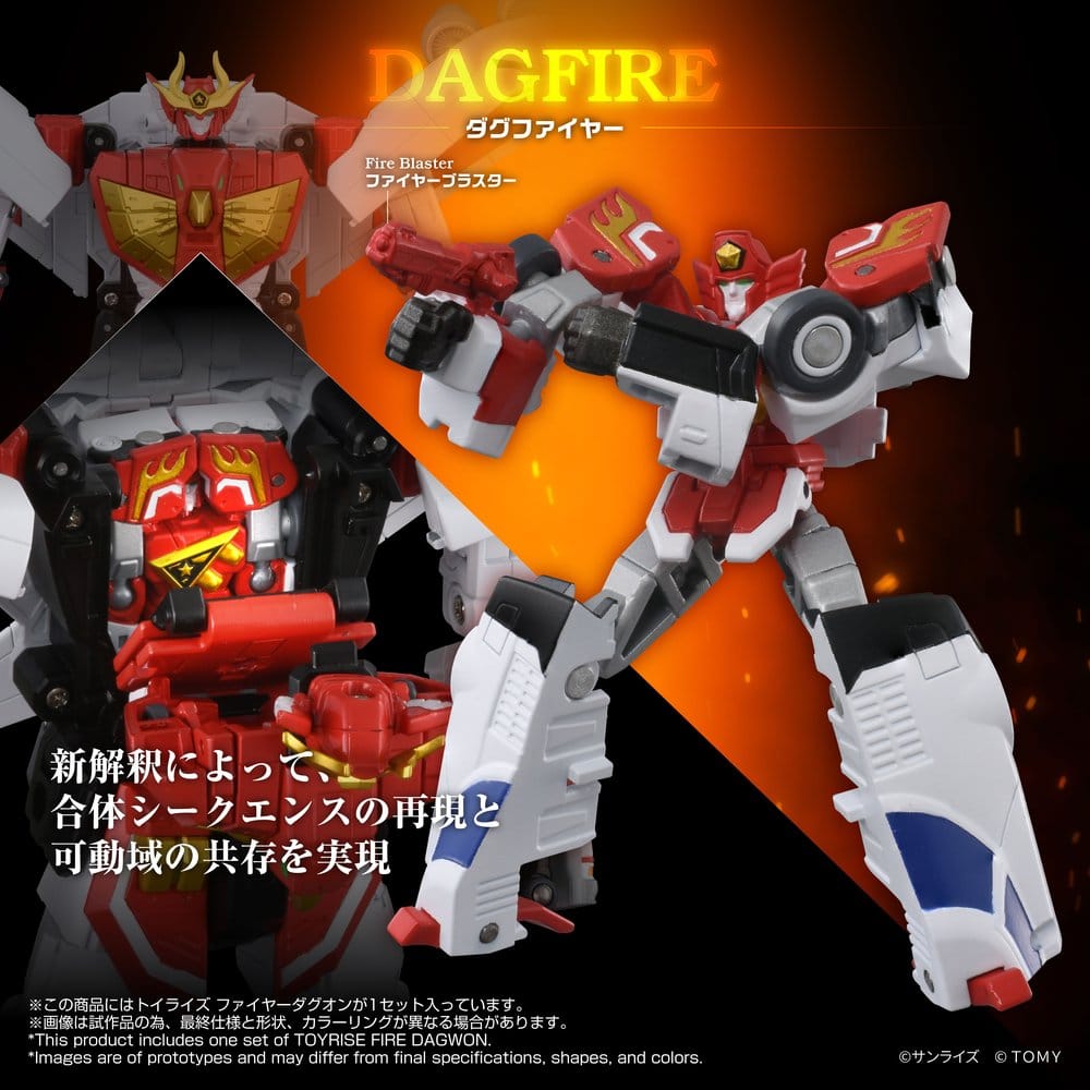 Brave Command Dagwon Toyrise Actionfigur Fire Dagwon 18 cm Image 2