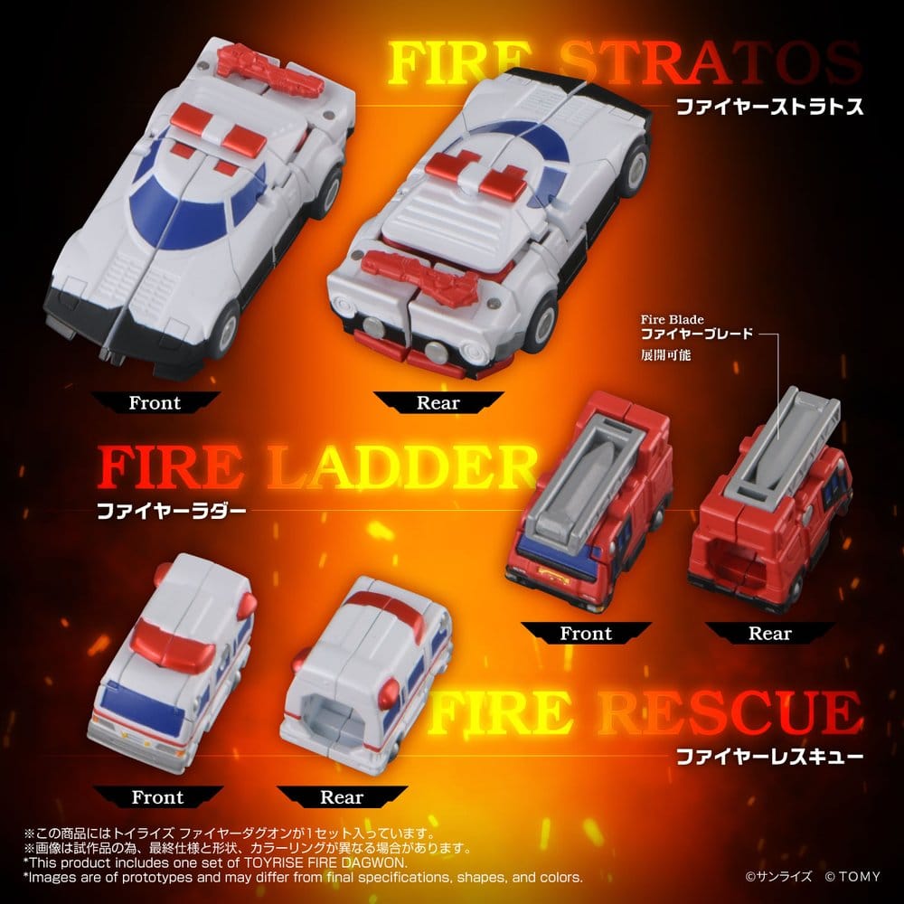 Brave Command Dagwon Toyrise Actionfigur Fire Dagwon 18 cm Image 4