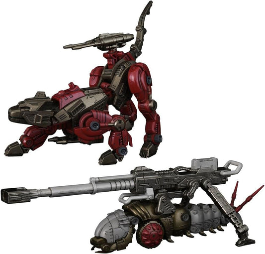 Zoids Plastic Model Kits 2er-Pack 1/100 RMZ-010 Canoly Molga & Hell Cat Base Guards Sets 20 cm Image 1