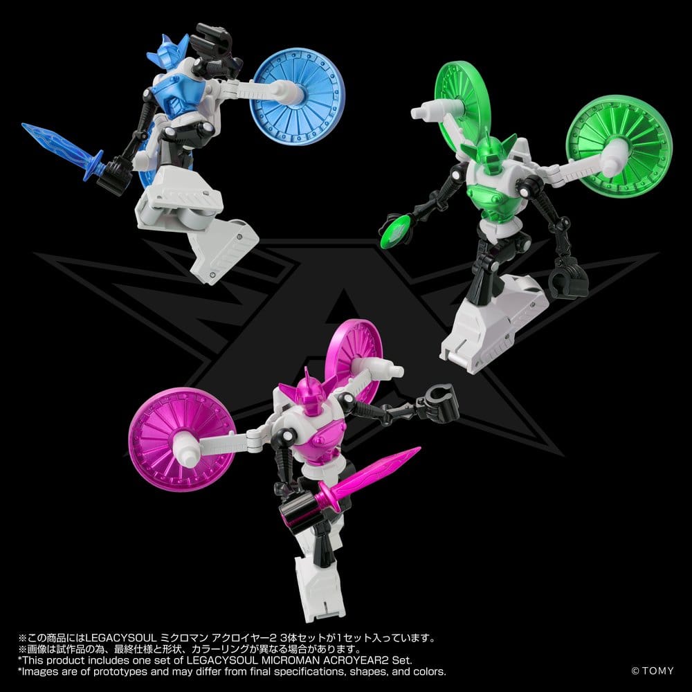 Microman Legacysoul Actionfiguren 3er-Pack Acroyear 2 Image 3