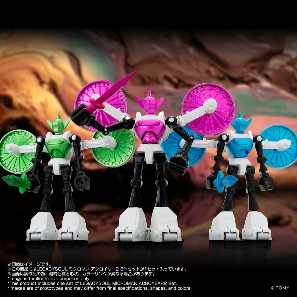 Microman Legacysoul Actionfiguren 3er-Pack Acroyear 2 Image 4