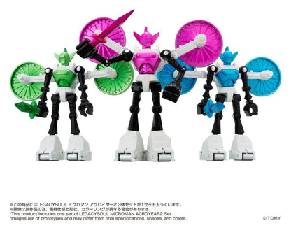 Microman Legacysoul Actionfiguren 3er-Pack Acroyear 2 Image 1