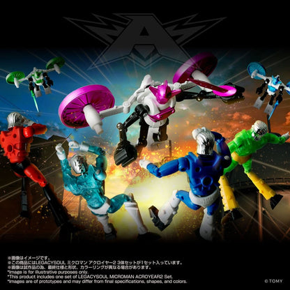 Microman Legacysoul Actionfiguren 3er-Pack Acroyear 2 Image 5