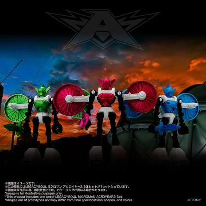 Microman Legacysoul Actionfiguren 3er-Pack Acroyear 2 Image 6