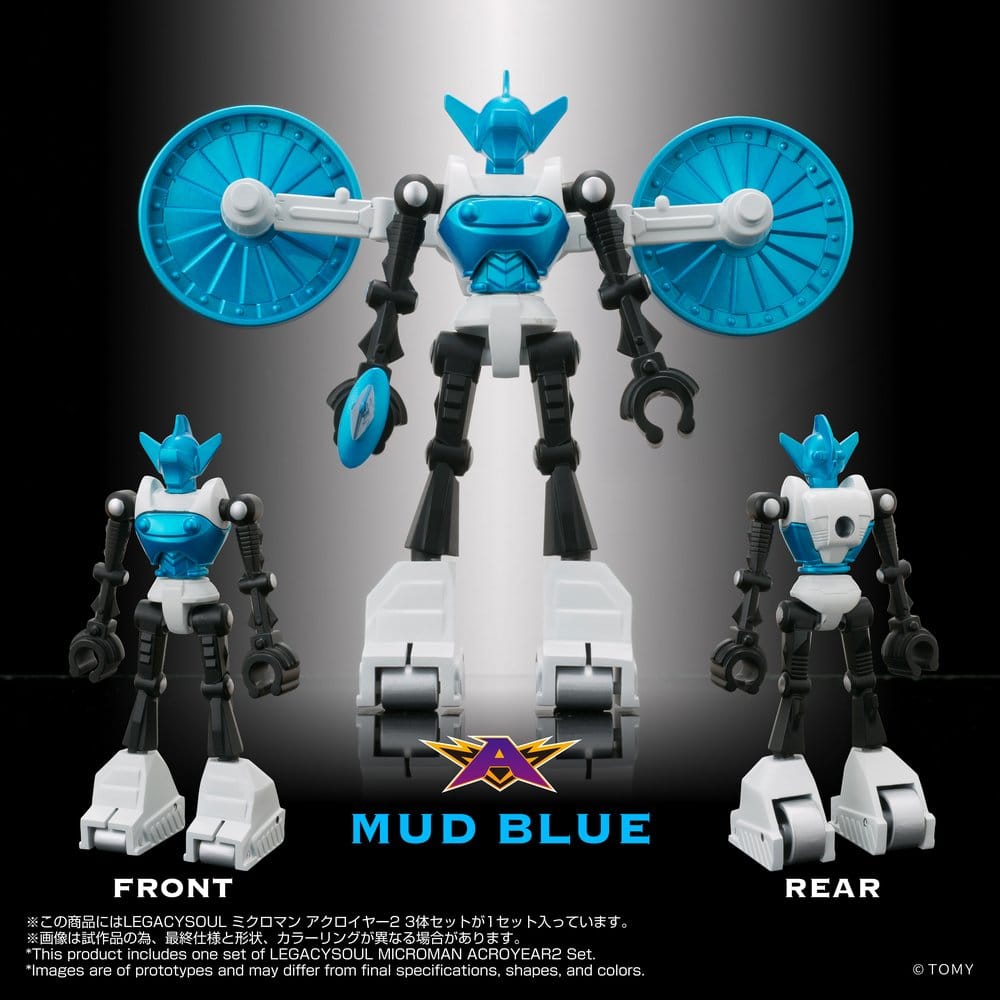 Microman Legacysoul Actionfiguren 3er-Pack Acroyear 2 Image 8