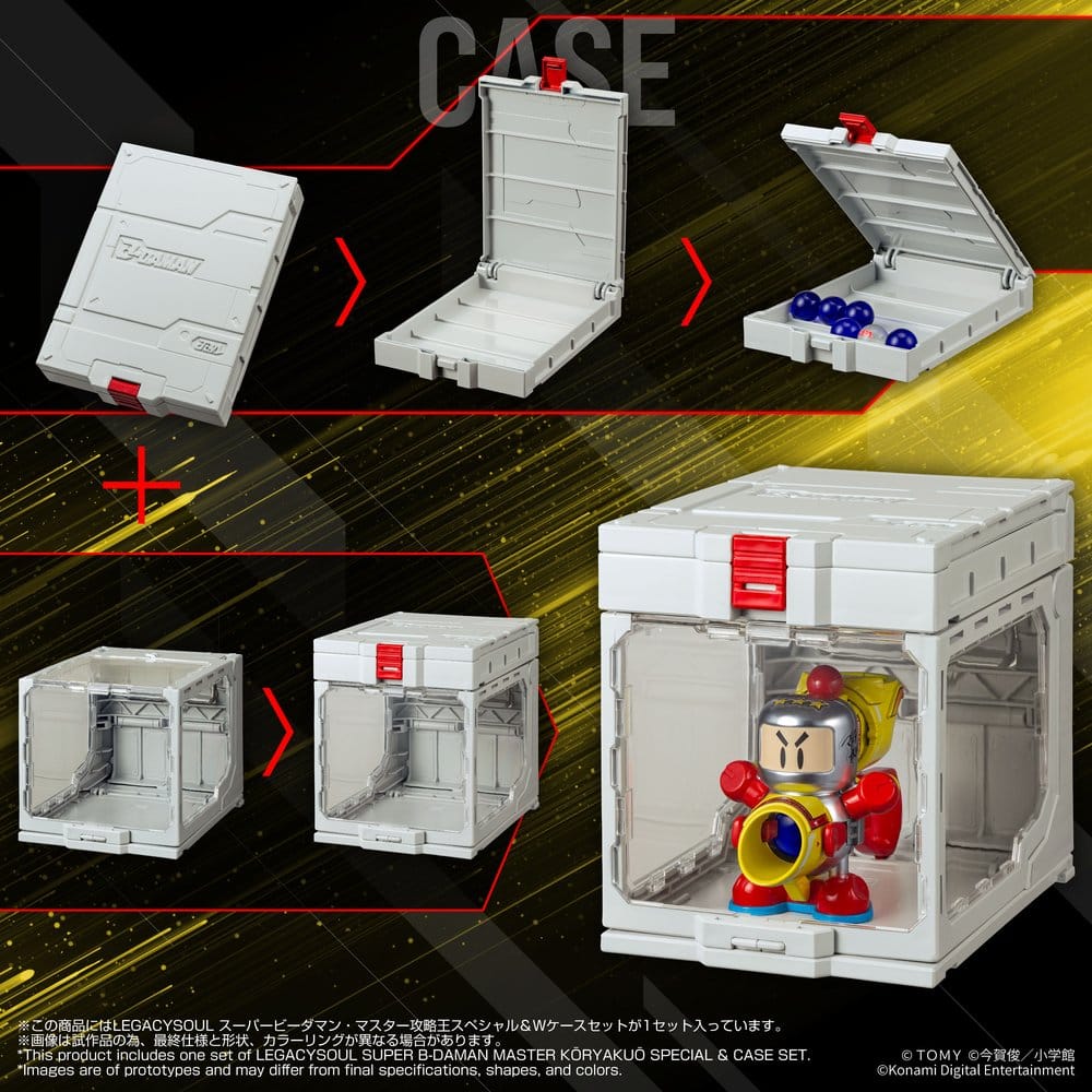 Super B-Daman Legacysoul Plastic Model Kit Master Koryakuo Special & Case Set Image 5