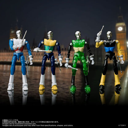 Microman Legacysoul Actionfiguren 4er-Pack SPYM M14X Set Image 2