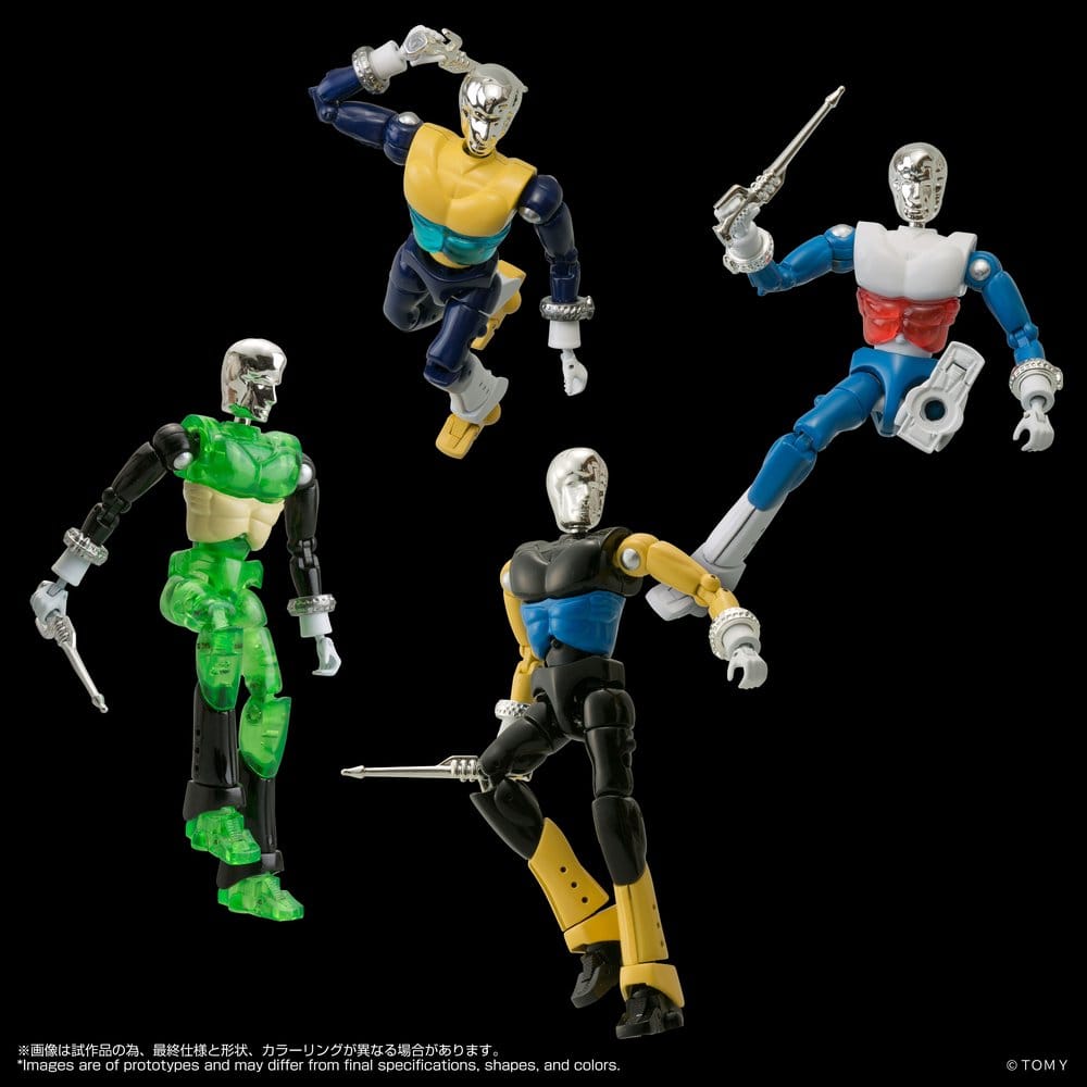 Microman Legacysoul Actionfiguren 4er-Pack SPYM M14X Set Image 6