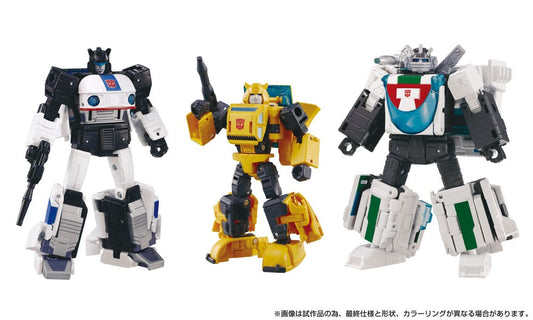 Transformers Dramatic Capture Series Actionfiguren 3er-Pack Cybertron Chase Image 1