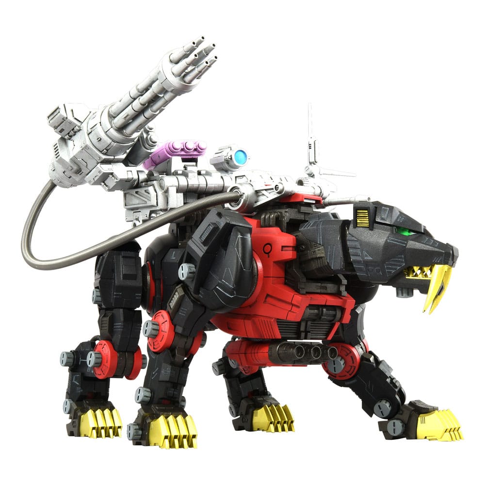 Zoids Plastic Model Kit 1/100 RMZ-006 Saber Tiger Schwarz Special (Reproduction) 19 cm Image 1