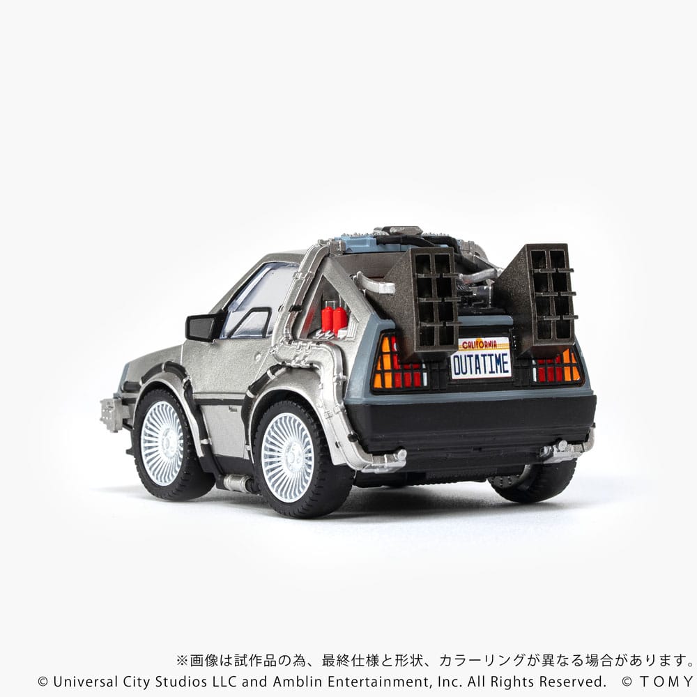 Zurück in die Zukunft Q-Village Fahrzeug mit Minifiguren Time Machine 9 cm Image 10
