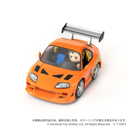 Fast & Furious Q-Village Fahrzeug mit Minifigur Toyota Supra JZA80 9 cm Image 3