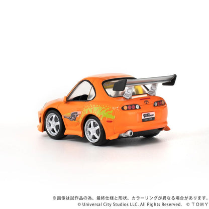 Fast & Furious Q-Village Fahrzeug mit Minifigur Toyota Supra JZA80 9 cm Image 10