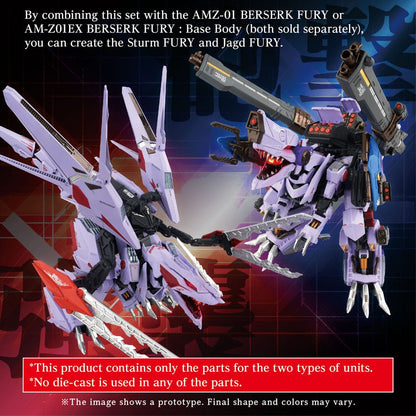 Zoids Model Kit Zubehör-Set AM-Z01CP Berserk Fury Sturm & Jagd Unit Image 2