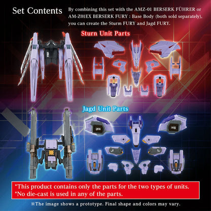 Zoids Model Kit Zubehör-Set AM-Z01CP Berserk Fury Sturm & Jagd Unit Image 3