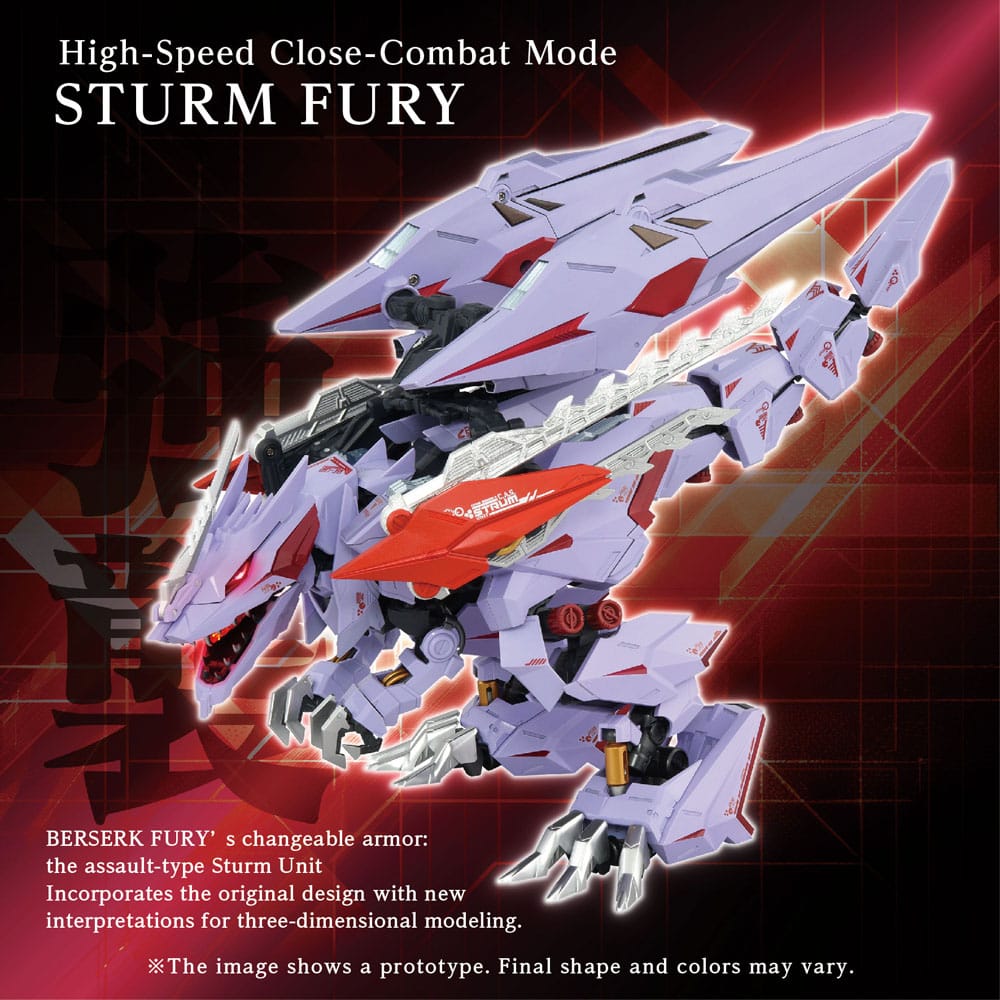 Zoids Model Kit Zubehör-Set AM-Z01CP Berserk Fury Sturm & Jagd Unit Image 4