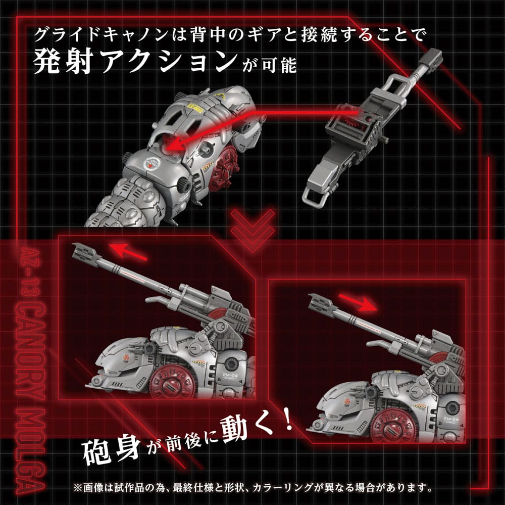 Zoids Plastic Model Kit 1/72 AZ-13 Canory Molga 19 cm Image 4