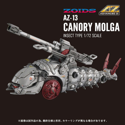 Zoids Plastic Model Kit 1/72 AZ-13 Canory Molga 19 cm Image 9