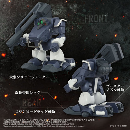 Armored Trooper Votoms Toyrise Actionfigur 1/48 AT-09 Zwerg Wetlands Leg 7 cm Image 6