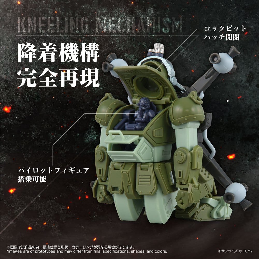 Armored Trooper Votoms Actionfigur Toyrise AT-12 Scope Dog Round Mover Image 8
