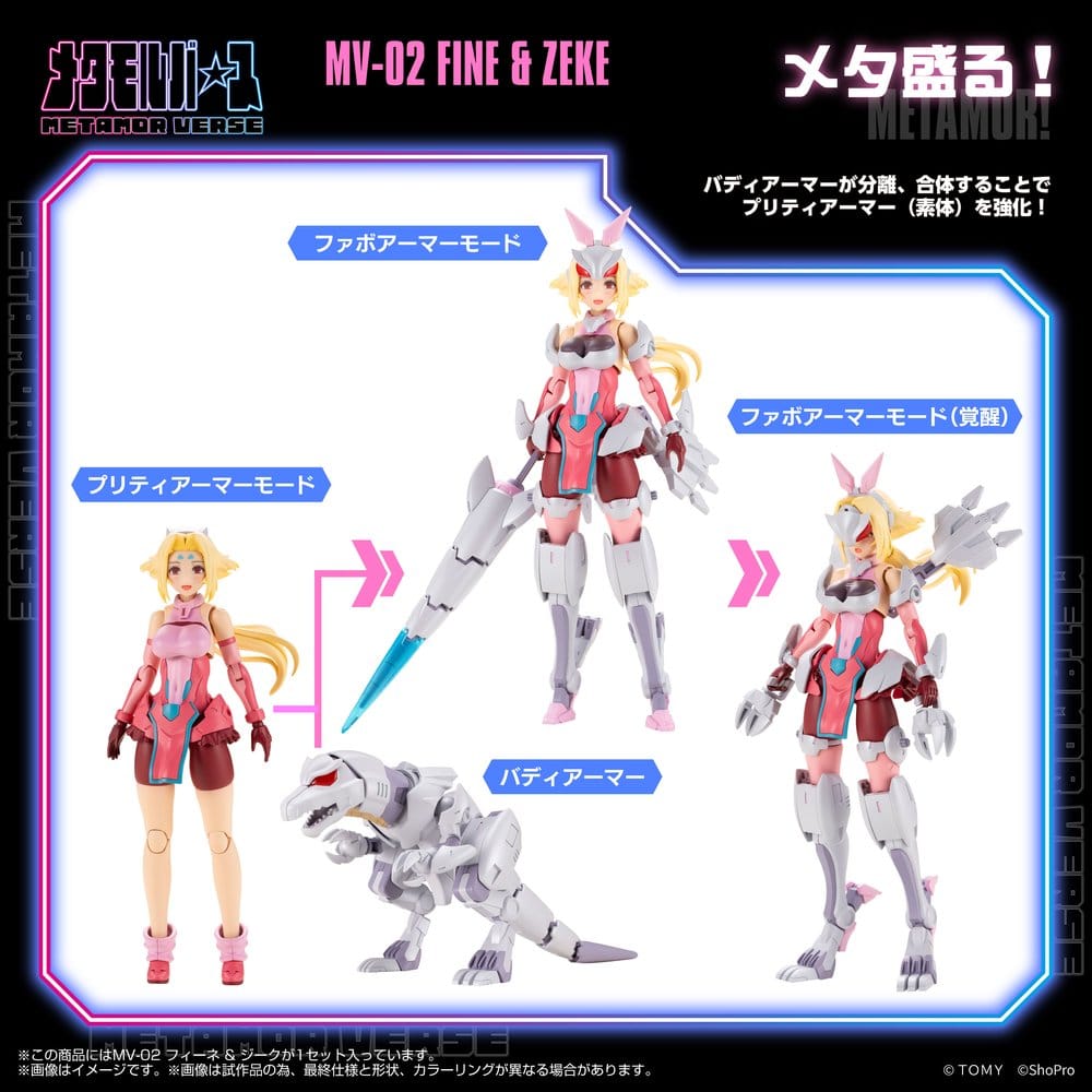 Zoids Plastic Model Kit 1/10 MV-02 Fine & Zeke 18 cm Image 6