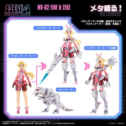 Zoids Plastic Model Kit 1/10 MV-02 Fine & Zeke 18 cm Image 6