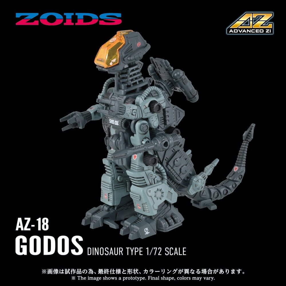 Zoids Plastic Model Kit 1/72 AZ-18 Godos 13 cm Image 2