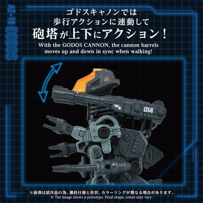 Zoids Plastic Model Kit 1/72 AZ-18 Godos 13 cm Image 7