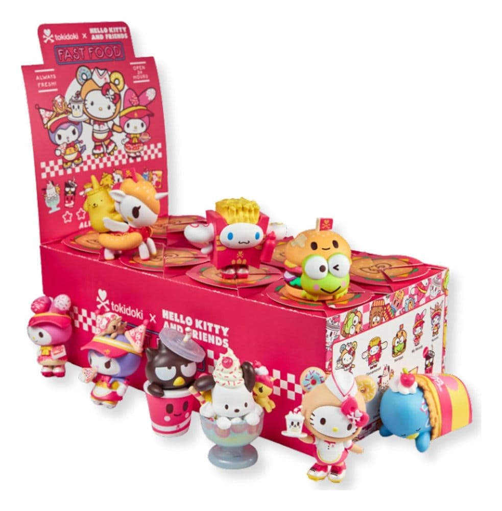 Hello Kitty & Friends Blind Box Figuren Sortiment Fast Food 7 cm (8) Image 1