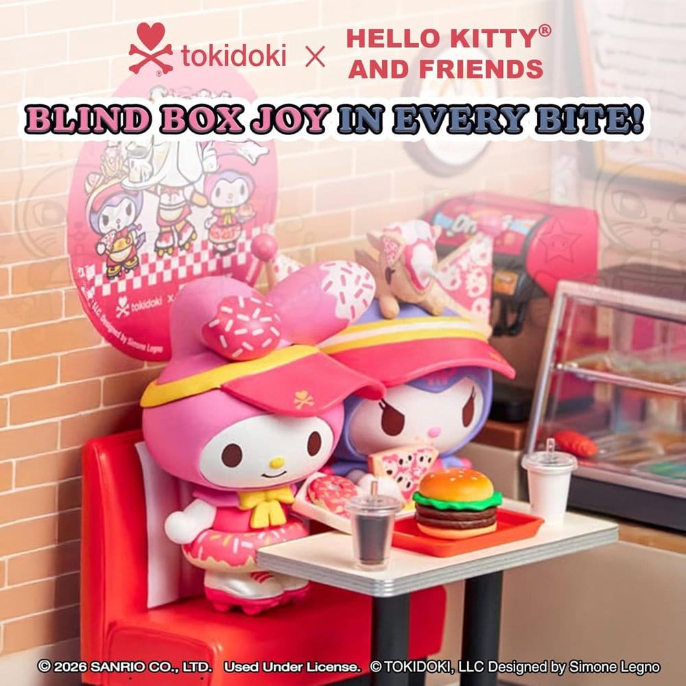 Hello Kitty & Friends Blind Box Figuren Sortiment Fast Food 7 cm (8) Image 3