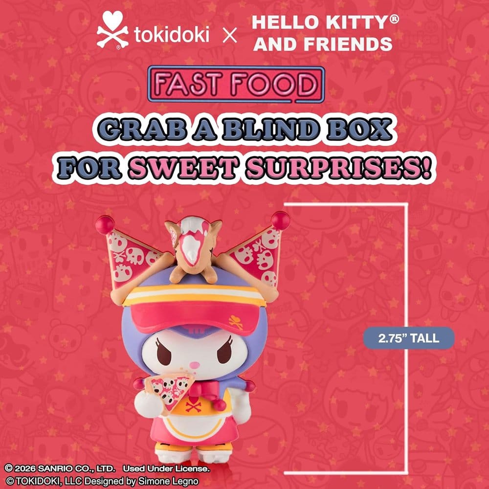 Hello Kitty & Friends Blind Box Figuren Sortiment Fast Food 7 cm (8) Image 4