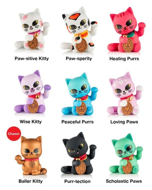 Lucky Cats Blind Box Figuren Sortiment 6 cm (8) Image 1