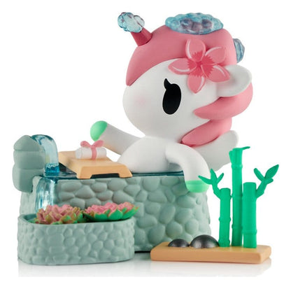 Unicorno Window Box Figur Spa Day Hot Springs Oasis 7 cm Image 1