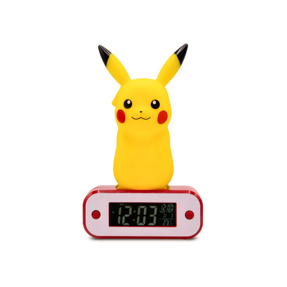 Pokémon Wecker mit Leuchtfunktion Pikachu 18 cm Image