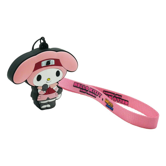 Naruto Shipudden x Hello Kitty PVC Schlüsselanhänger My Melody Sakura Image 2