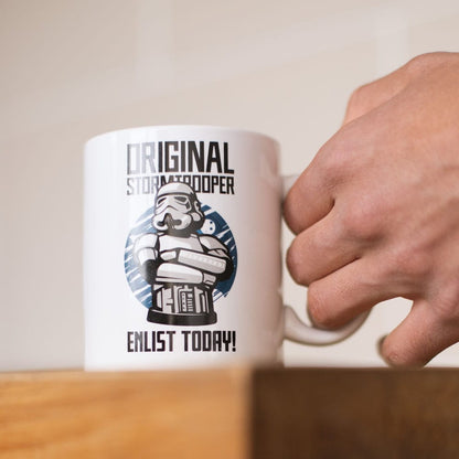 Original Stormtrooper Tasse Enlist Today White Image 4