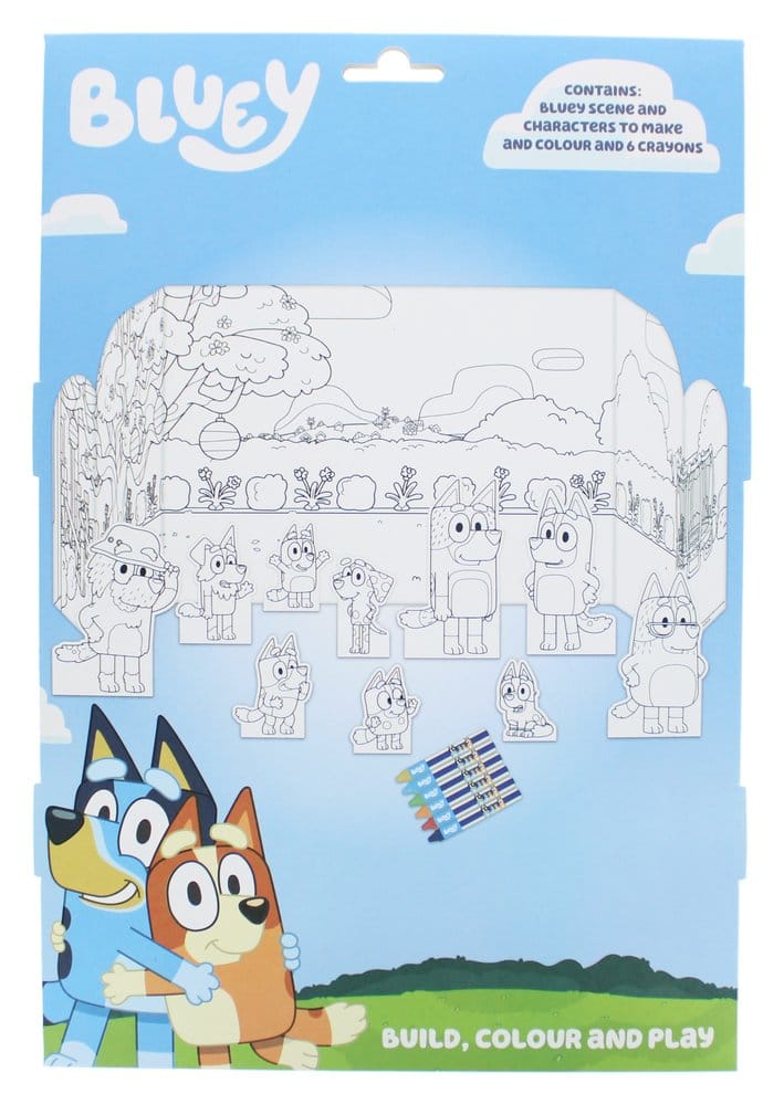 Bluey Ausmal- und Spielwelt Set Image 1