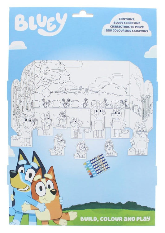 Bluey Ausmal- und Spielwelt Set Image 1