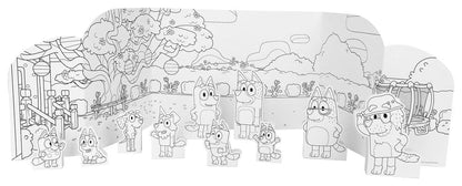 Bluey Ausmal- und Spielwelt Set Image 2